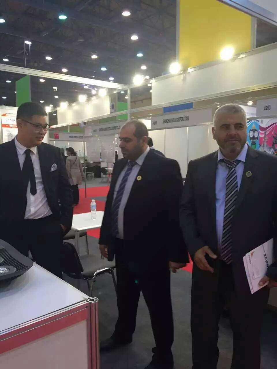 鉑勝光電埃及展會(huì)