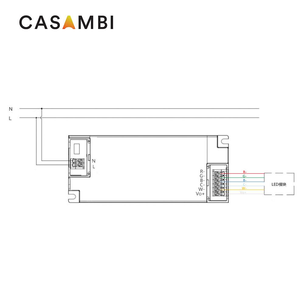 8-20W CASAMBI RGBTW 120-277V CC